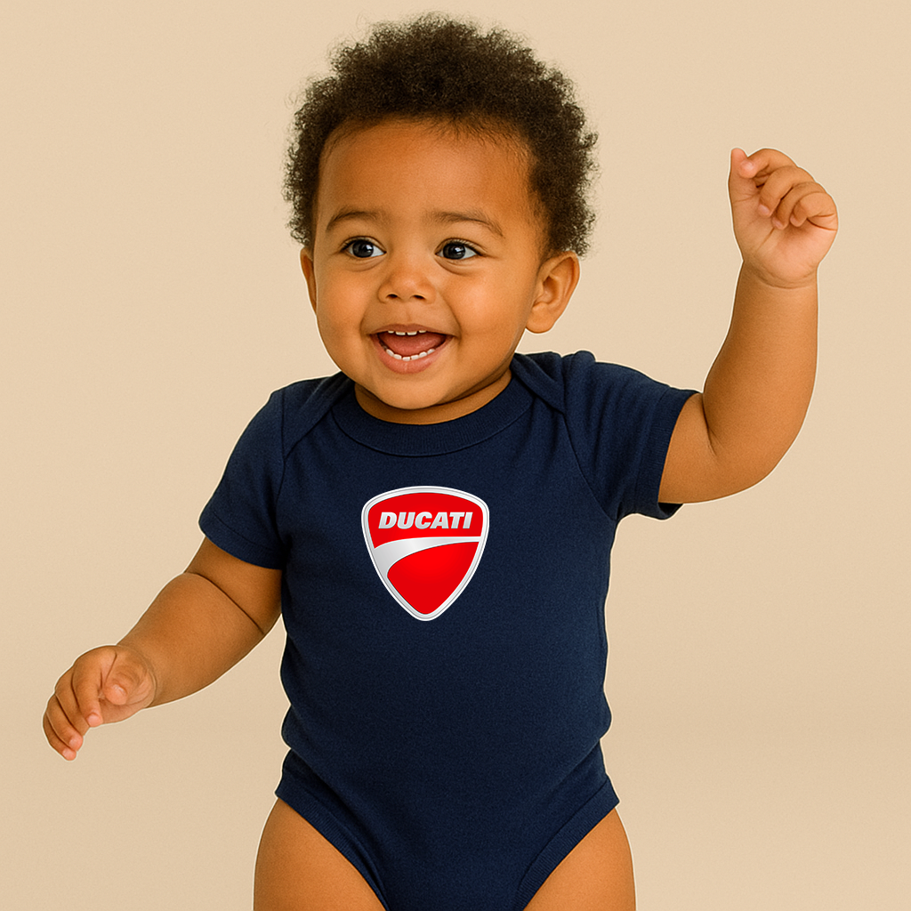 Ducati Motorcycle Baby Romper Onesie